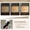 Peach - Eten - Taart - Oranje Light Box met batterij (Wandlamp) middel -USP_dimbaarNL