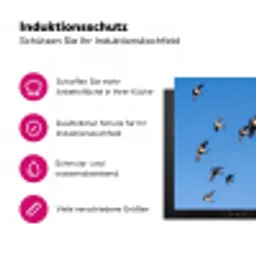 Zwaluwen - Vliegen - Blauw Inductie beschermer vinyl 3mm klein -zzzzzzz-lf-ups