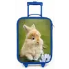 Konijn in bloempot Kinderkoffer - Blauw klein -zz3dotto