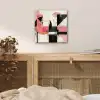 Roze - Abstract - Aesthetic - Modern - Vormen aluminium wit klein -sfeer3