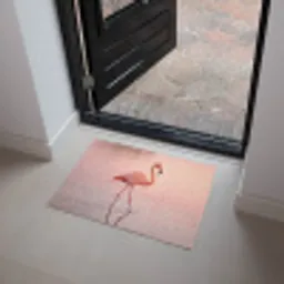 Flamingo - Water - Roze Deurmat klein -sfeer5