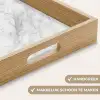 Klassiek - Marmer - Grijs Dienblad Rechthoek middel 911 -USP_HandgreepNL