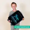 Futuristisch galopperend paard Kinderkoffer - Zwart klein -sfeer4_NL