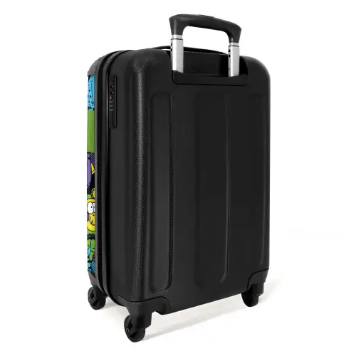 Monsters met Felle Kleuren NBS - Handbagage koffer - Kinderen Unisex middel -achterkant