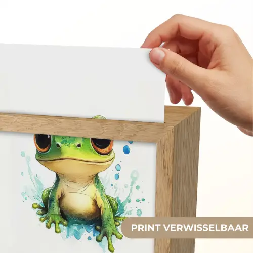 Kikker - Groen - Water - Dieren Light Box met kabel (Kinderlampje) klein -USP_websiteprintNL