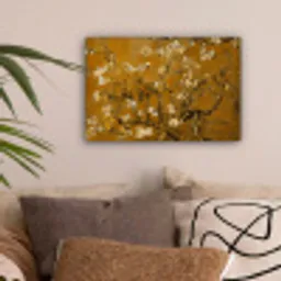 Amandelbloesem - Kunst - Van Gogh - Goud canvas 2cm klein -sfeer1