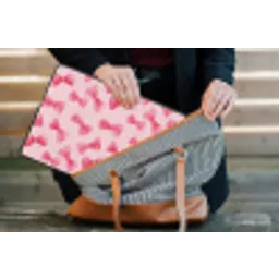 Strikken - Aquarel - Roze laptophoes neopreen klein 279 -tas