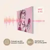 Vintage - Vrouw - Roze PET vilt klein -USP_NL