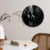 Bokshandschoenen - Muur - Duister - Zwart Wandcirkel kunststof plaat 5mm dik klein -sfeer4
