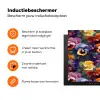 Viooltjes - Kleuren - Bloemblaadjes Inductie beschermer vinyl 3mm klein 276 -zzzzzzz-td-ups