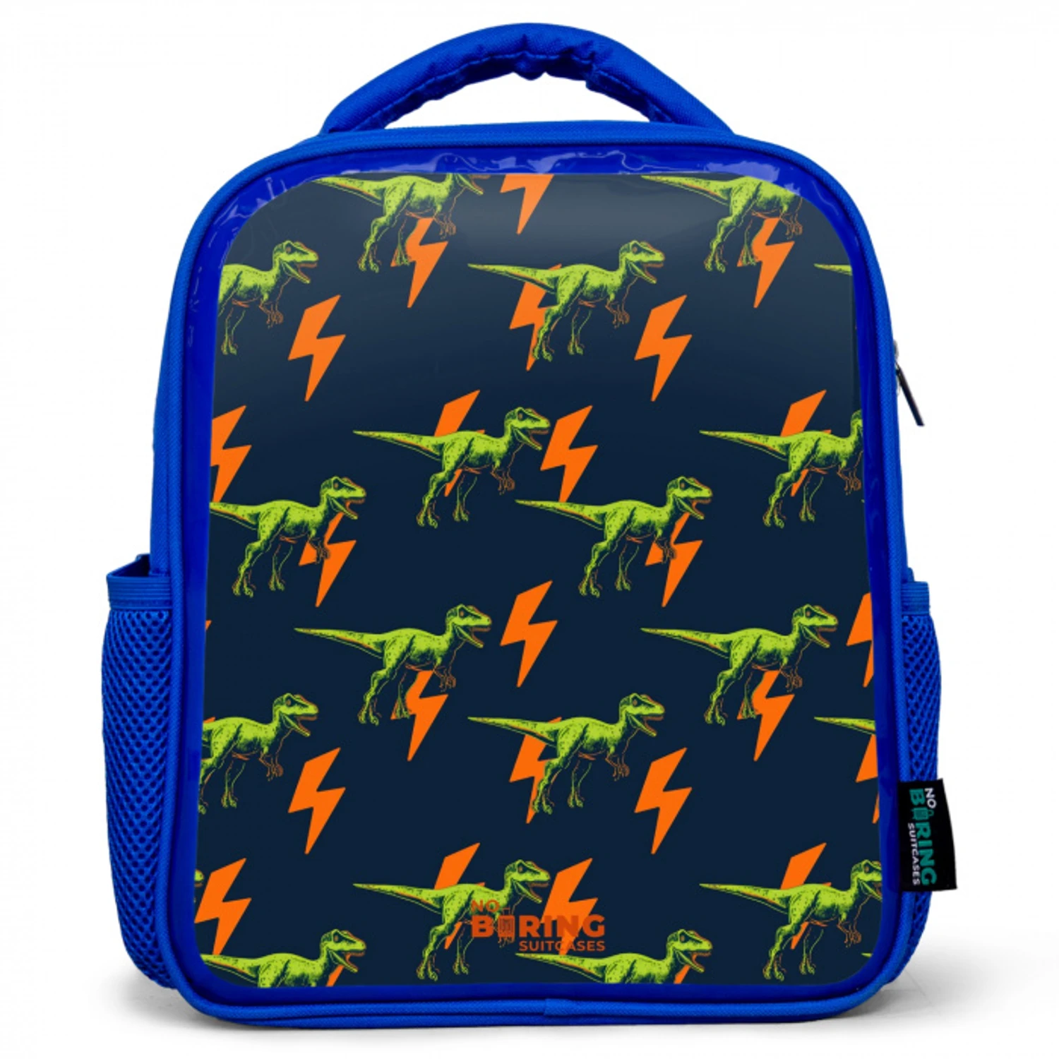 Bliksemsnelle raptors Kinderrugzak - Blauw middel -3d