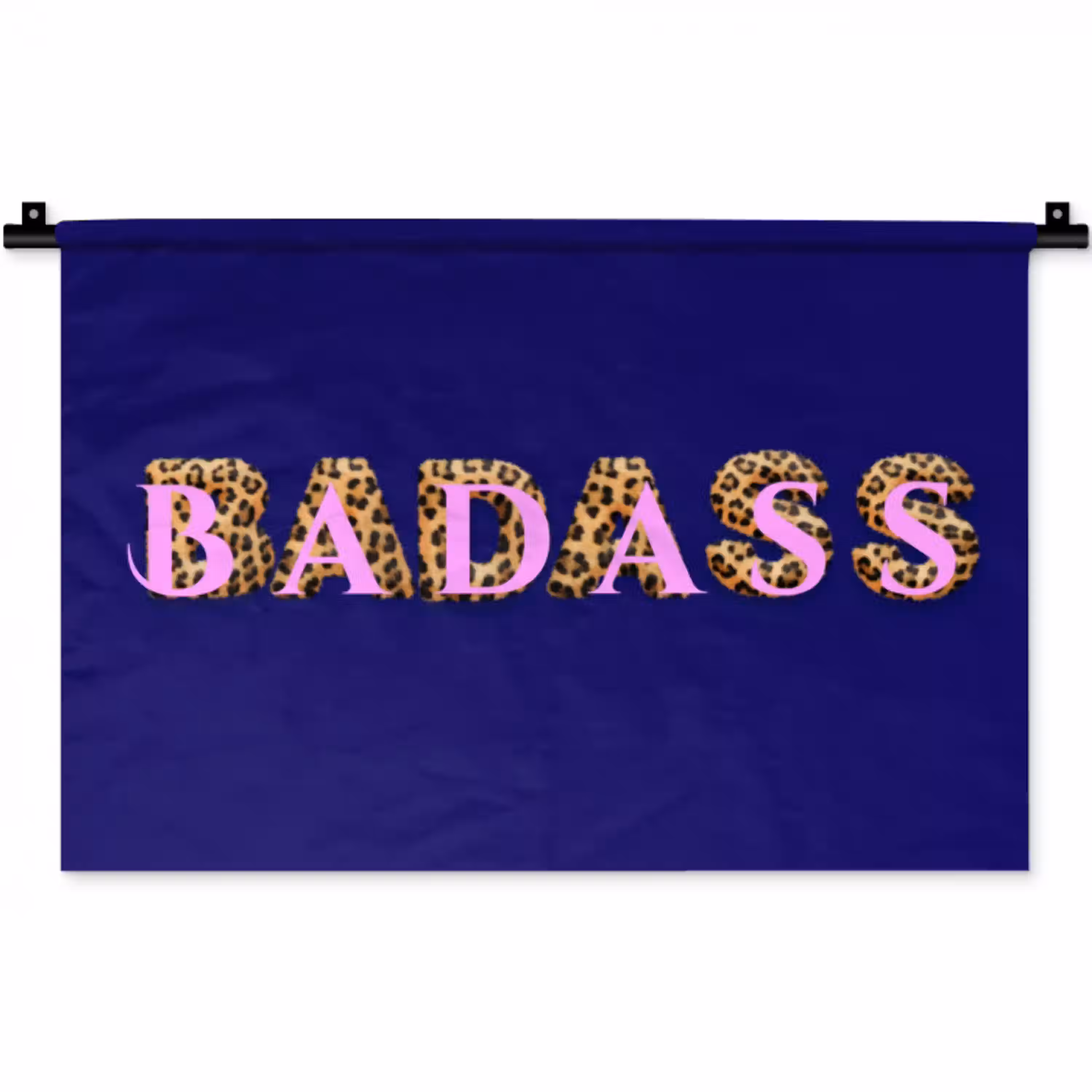Badass - Panterpint - Schaduw - Roze Wandkleed katoen klein -zz3d