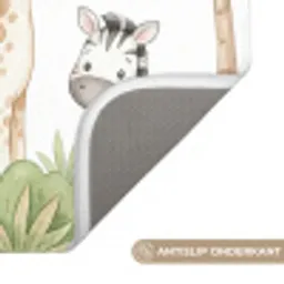 Dieren - Jungle - Pastel Badmat klein -USP_AntislipNL