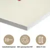 Ciao bella - Rood - Wit - Minimalistisch PET vilt klein -closeup_NL