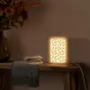 Citroenen - Wit - Bloemen - Patroon Light Box met kabel (Tafellamp) klein 925 -sfeer4