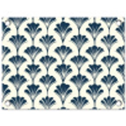 Klassiek - Motief - Blauw tuinposter los doek klein 239 -3d
