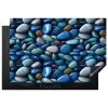 Blauwe - Oceaan - Kiezels Inductie beschermer vinyl 3mm klein 276 -3d