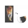 Luipaard - Dieren - Portret - Wilde dieren - Zwart fotobehang vinyl groot -3d