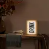 Vintage - Zwart - Decoratie - Japandi Light Box met kabel (Wandlamp) klein -sfeer4