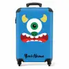 Mustafa monster NBS - Handbagage koffer - Kinderen Unisex middel -productfoto_recht