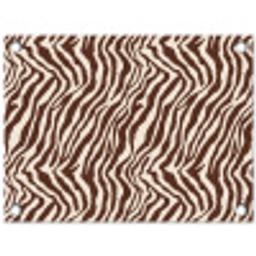 Zebra - Patroon - Zwart - Wit tuinposter los doek klein 239 -3d