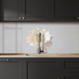 Bloem - Minimalistisch -Wit keuken achterwand 2 middel -sfeer1