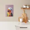 Papegaai - Koksmuts - Nieuwsgierig - Vogel KitchenYeah - Keuken - Canvas klein -sfeer1