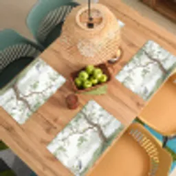 Reiger - Landschap - Groen Placemat vinyl groot -zzsfeer5_Kitchenyeah-website