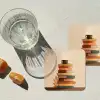 Boeken - Toren - Koffie - Beige onderzetter kurk middel -sfeer4