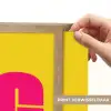 Dream big - Geel - Roze Light Box met batterij (Wandlamp) middel -USP_websiteprintNL
