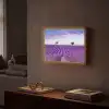 Lavendel - Natuur - Paars - Bomen - Bloemen Light Box met batterij (Wandlamp) middel -sfeer1