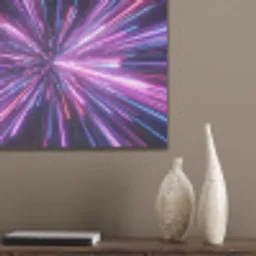 Lichtsnelheid - Ruimte - Roze - Paars PET vilt klein -sfeer6_closeup