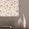 Terrazzo -  Patroon - Kleurrijk - Zalm PET vilt klein 837 -sfeer6_closeup