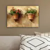 Bloempotten - Muur - Vintage canvas 2cm klein -sfeer3