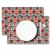 Vintage - Motief - Kleurrijk Placemat vinyl groot 368 -zzsfeer2_Kitchenyeah-website