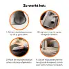 Marmer - Patroon - Klassiek Inductie beschermer vinyl 3mm klein 276 -zzzzzzz-td-werking