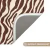 Zebra - Patroon - Zwart - Wit WCmat klein 1009 -USP_AntislipNL
