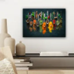 Kruiden - Specerijen - Lepels canvas 2cm klein -sfeer6