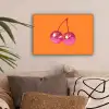 Discoballen - Kers - Spiegels - Roze canvas 2cm klein -sfeer1