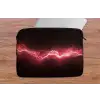 Gaming - Rood - Elektriciteit - Energie  - Lijn laptophoes neopreen klein -tafel