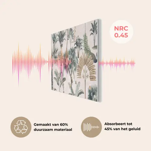 Retro - Jungle - Natuur - Dieren PET vilt middel -USP_NL