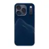 Lijnen - Abstract - Blauw - Wit Telefoonhoesje iPhone 17 Pro klein -3d