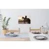 Harmonie - Ruiter - Zon Muursticker klein -eettafel