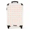 Koraalkruisjes op gebroken wit NBS - Handbagage koffer - Volwassenen Unisex middel -productfoto_recht
