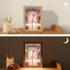 Ballerina - Meisjes - Roze - Kinderen Light Box met kabel (Kinderlampje) klein -sfeer3_kind