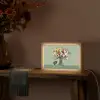 Bloemen - Vaas - Kaartje Light Box met kabel (Tafellamp) klein -sfeer4