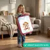 Schommelend aapje van waterverf Kinderkoffer - Roze klein -sfeer2_NL