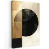 Abstract - Goud - Zwart - Kunst canvas 2cm klein -z3d
