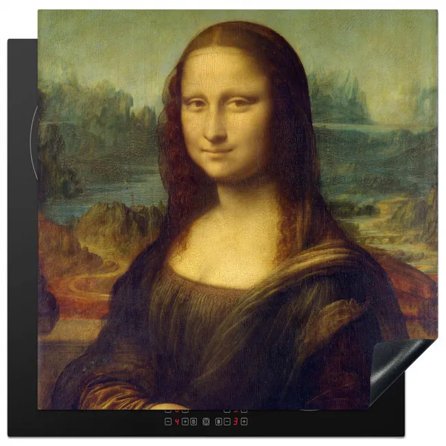 Inductie beschermer - Mona Lisa - Leonardo da Vinci