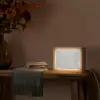 Beton - Patroon - Grijs Light Box met kabel (Tafellamp) klein -sfeer4